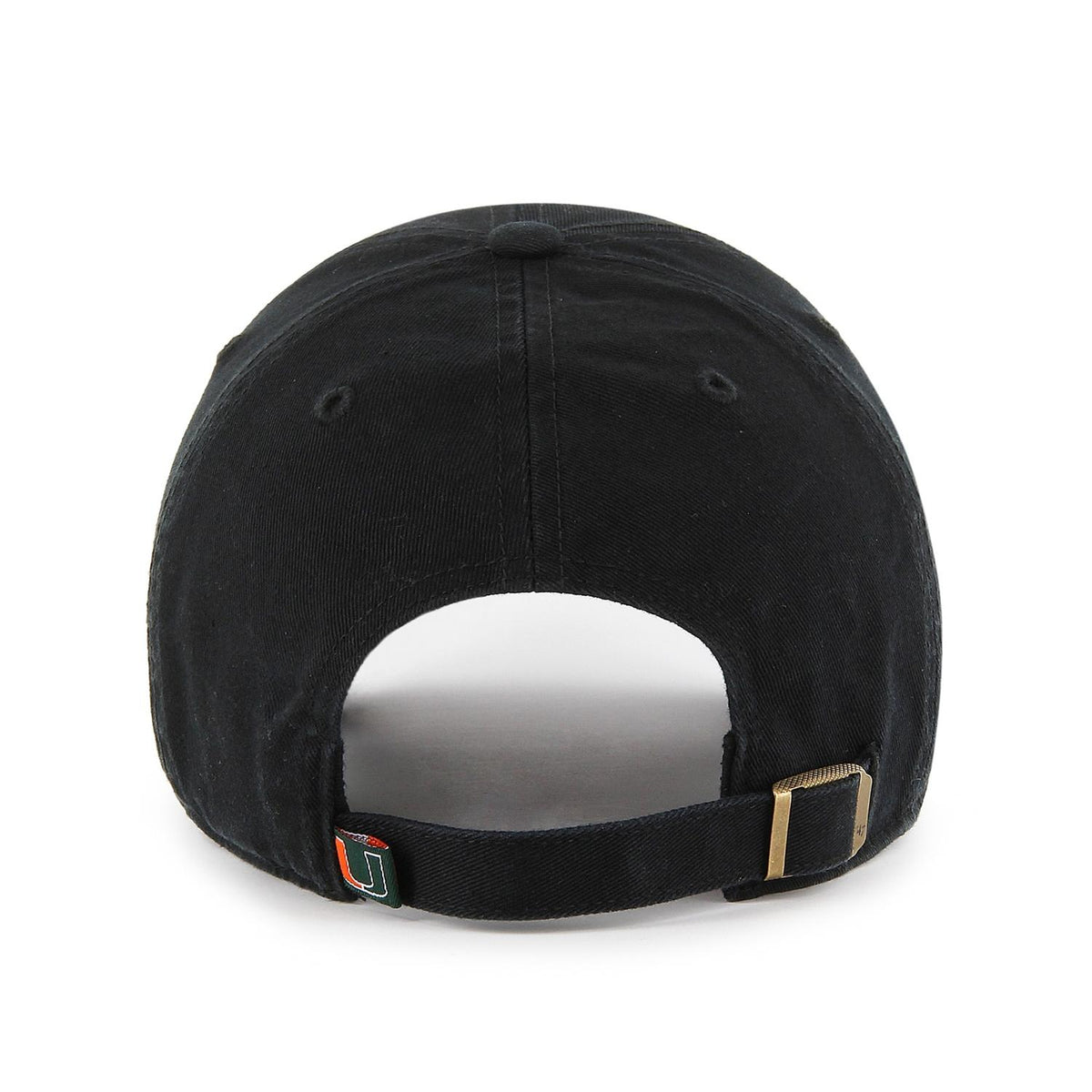 &#39;47 Brand Miami Hurricanes Blackout Clean Up Hat