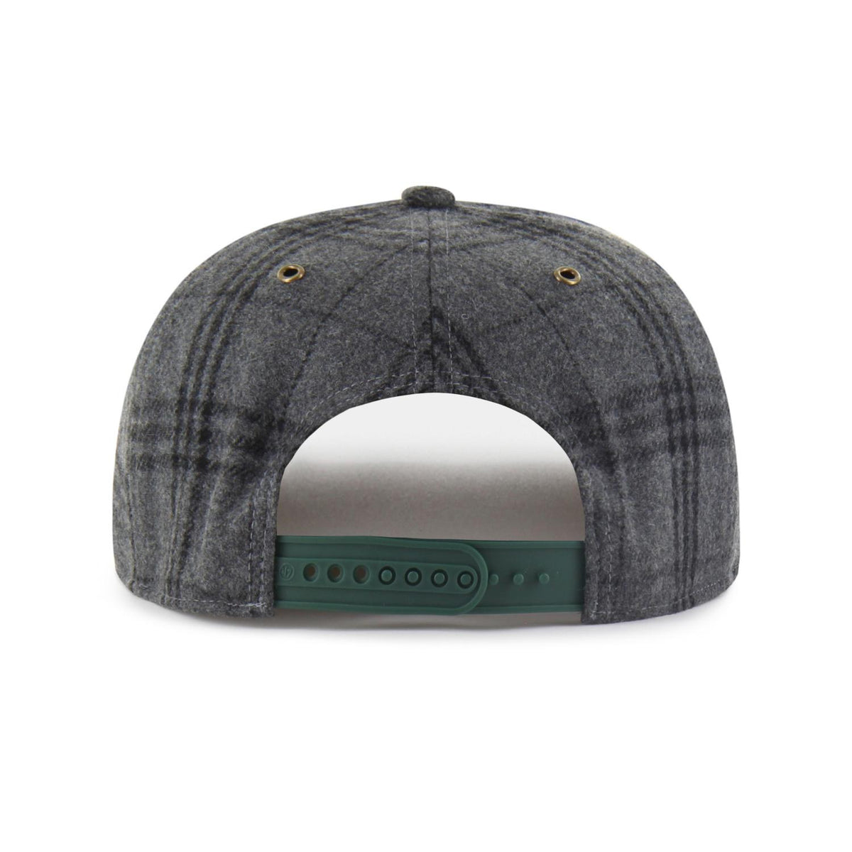 &#39;47 Brand Miami Hurricanes Grey Plaid Wool Snapback