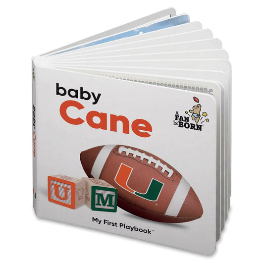 WinCraft Miami Hurricanes Baby A Fan is Born Board Book