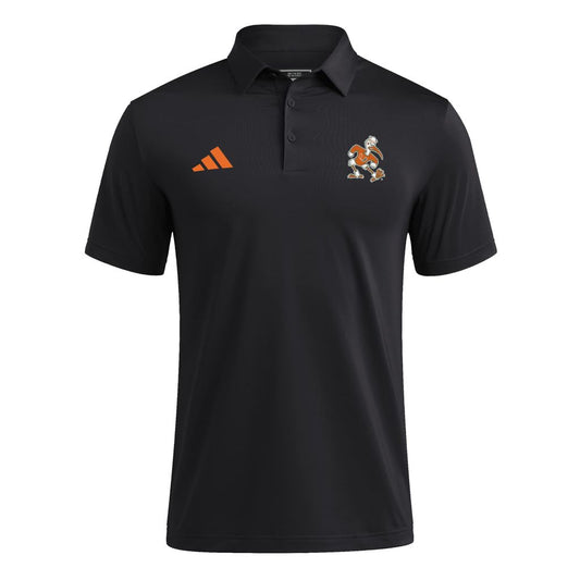 adidas Miami Hurricanes Black Ultimate365 Sebastian Polo