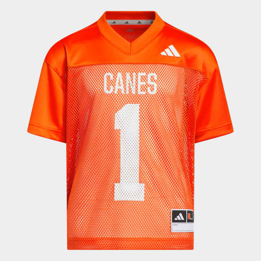 Miami Hurricanes Youth Orange Tailgate #1 Jersey